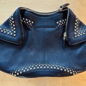 Large Alexander McQueen leather clutch